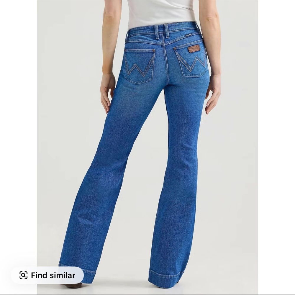 Wrangler Blue Flare Wide Leg